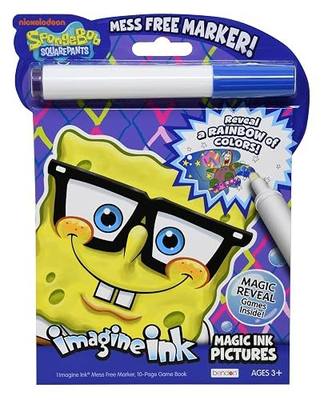 Bendon Spongebob Squarepants Imagine Ink | Sponge Bob Square Pants Coloring Book | Spongebob Squarepants Party Favors | Imagine Ink Mess Free Marker | Officially Licensed