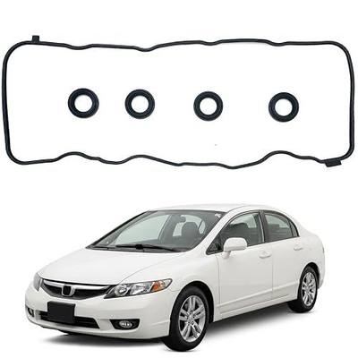 VS50741R Engine Valve Cover Gasket Set Compatible with 1.8L 2006-2015 Honda Civic, 2016-2017 Honda HR-V 1.8L, 2013-2015 Acura ILX 2.0L, 2007 2008 2009 2010 2011 2012 2014 VS50563 VS 50741 R