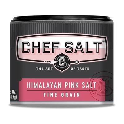 CHEF SALT Himalayan Pink Salt 5oz Salt Shaker (Pack of 3)