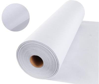 New Upgraded Heavy Weight White Iron-On Non-Woven Fusible Interfacing 11.8" x 30.6 Yards Non-Woven Interfacing Iron On Polyester Single-Sided Interfacing for Crafts Supplies(Heavy Weight)