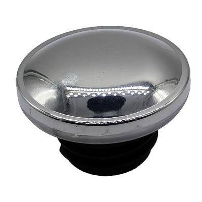 Ratcheting Style Fuel Gas Tank Cap Cover 61272-92A 91A Compatible for Harley Davidson 1996-2019 Dyna Sportster, Street Glide, Road Glide, Electra Glide, Road King, Softail (SILVER)
