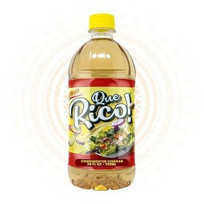 De Mi Pais Vinagre Que Rico! | Traditional Vinegar | 24 oz | 1-Pack | Traditional Central American vinegar, bold tangy flavor, ideal for marinades, salads and cooking