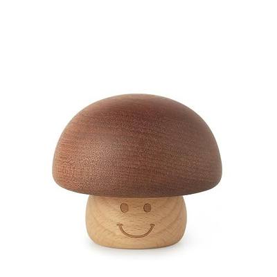 Mechanism Edelweiss Music Box Vintage Wood Wind Up Small Cute Mushroom Musical Box Gifts for Women Wife Teenagers Birthday Christmas Wedding Valentine's Day Mother's Day
