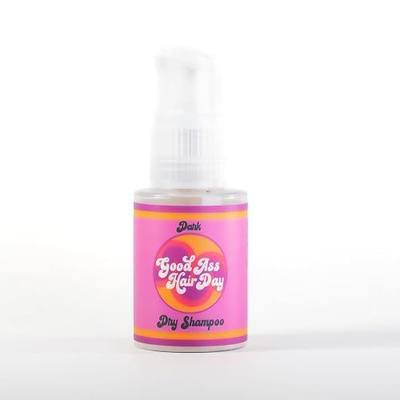 Good A- Hair Day Dry Shampoo Powder – Non-Aerosol, Talc-Free, All-Natural, Absorbs Oil, Refreshes Hair Between Washes, Handmade in USA, Dark
