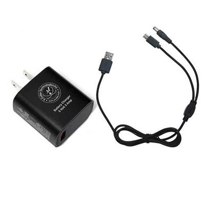 E-Collar Educator Dual Lead Charger for Easy, Pro & FOB Series | Micro USB & Round Plug, Compatible with Easy, Pro & FOB Series Training Collars