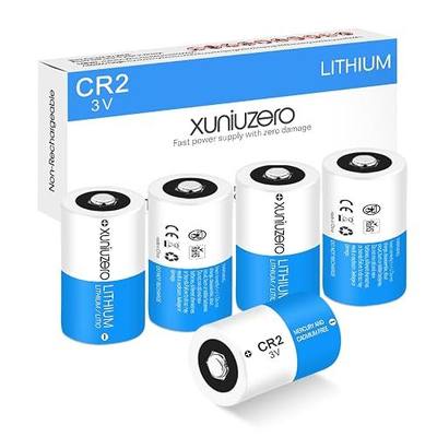 CR2 3V Lithium Batteries (4-Pack) CR2 3 Volt 1000mAh High Power Battery Long-Lasting for Video and Photo Cameras Lighting Equipment and More