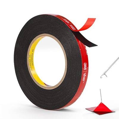 Double Sided Tape Heavy Duty, 0.39" Mounting Tape VHB 5925 Strong Adhesive Waterproof for Automotive, LED Strip Lights, DIY Home Décor