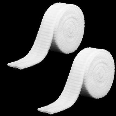 Yolev Tubular Bandage Elastic Tubular Gauze White 2M Net Wound Dressing Stretch Dressing Retainer Mesh Net Bandage Wrap for Arm Leg or Foot Without The Use of Adhesive Tape