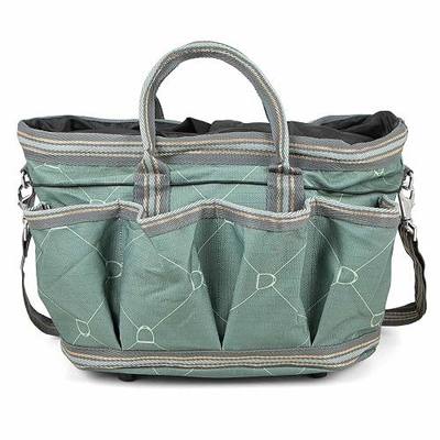 Jeffers Poplar Head Grooming Bag – Horse Grooming Organizer Tote with Pockets for Brushes, Tools, Clippers, Shampoo, Detangler – Stable Barn Kit Carrier for Horses, Pets, Spruce Stirrup Irons