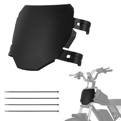 Electric Bike Number Plate E Bike Front Plate Compatible Fit for Ridstar Q20 Tuttio Soleil 01 Super 73 S1 S2 Y1 RX Macfox EBike Electric Commuter Mountain Bike Black