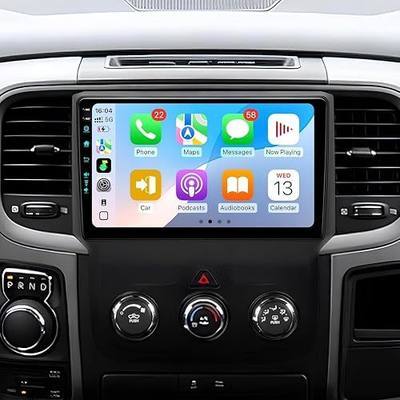 11th WiFi6(1201Mbps)(4Ram+64Rom) Upgrade Car Radio Stereo Bluetooth5.4 Navigation for Dodge Ram 2013-2019 1500 2500 3500,Carplay Android Auto Mirroring Airplay SWC 1080P