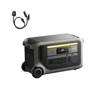 Anker SOLIX F3000 Portable Power Station, 3,072Wh, 6,000W, Solar Generators | 3,072Wh LiFePO4 Battery, Expandable to 24kWh, Generator-Ready, 3,600W Solar Generator for Home, RVs, and Emergencies, UPS