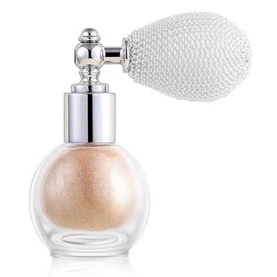 Champagne Highlighter Spray for Face and Body, High Gloss Makeup, #2 | Loose Shimmer Powder Long Lasting Glitter Spray High Gloss for Women Rave Festival Prom Stage Wedding Party