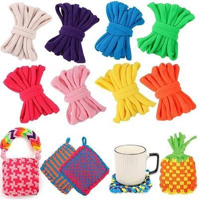 QXHOL 224 PCS Loom Loops Refill for Kids | Elastic Strings Toys for Potholder Weaving Loom Knitting Kits, DIY Craft Supplies Gift for Girls and Boys Ages 6-12