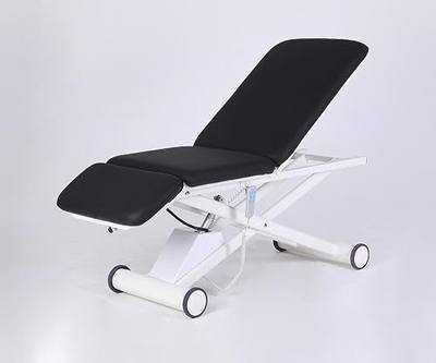 Power Physical Therapy Treatment Table, Medical Exam Table with Wheels (Black)