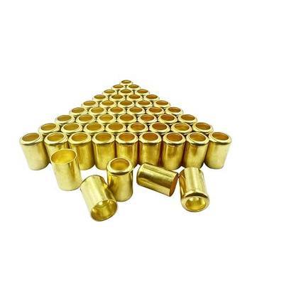 50PCS 7325 Hose Ferrules Brass Fitting, 0.560in ID x 1in Long for Air, Torch, Acetylene Hoses Repair - Use With Hose Crimper Tool Kit