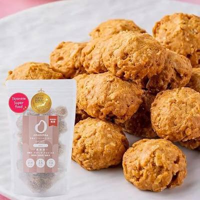 AMAGURA Amazake Japanese Oatmeal Cookies 7 Oz, No Sugar Added/Plain | Natural Healthy Cookies, Probiotics, Gut Health, Gluten Free, Rich Nutrients, High Fiber, Vegan, Natural, Plant Based