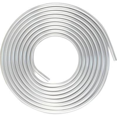3/8" Aluminium Hard Fuel Line Tubing - 10FT Coil | 3/8" Aluminum Fuel Line,10FT Tube for Refrigeration, Auto Oil, Brake & Gas Pipeline, Easy to Bend, Cut, Straighten, Flare