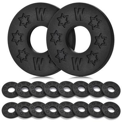 16PCS Guitar Strap Blocks, Guitar Protector Block, Rubber Strap Locks, Black Silicone Guitar Strap Blocks