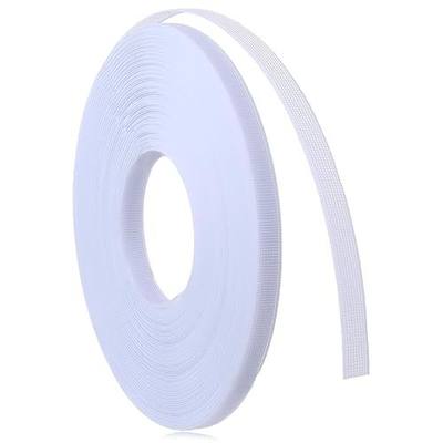 Polyester Boning for Sewing, 25 Yards 1/2 in Sew-Through Low Density Boning for Corsets, for Wedding Dress Bridal Gowns(White)