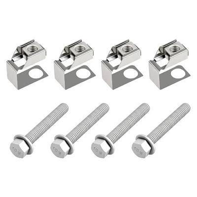 03442 Exhaust Manifold Flange Bolts U Nuts Hardware Kit for Dodge J-eep Ram | Replace# 55366000AA 6036717AA 6036684AA (4Set)