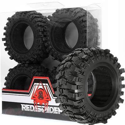 REDSPIDER 1.9'' Crawler Tires OD 88MM/3.46'' (4PCS) for 1/12 RC Crawler MJX H12Y+ MN-128 MN82S LC79 (Tires)