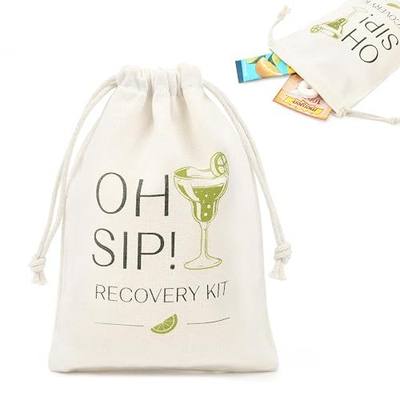 CEELGON 10 Pack Margarita Oh Sip Hangover Kit Bags for Bachelorette Birthday Party Favors Gifts 5" x 7" Drawstring Recovery Kit Goodie Pouch Girls Trip Emergency Supplies