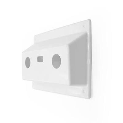 RV Faucet Bezel Stand Off Faucet Cover for Camper Van Travel Trailer Motorhome Shower Plate Replacement White