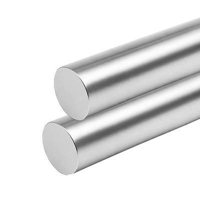8mm x 300mm 304 Stainless Steel Rod 2Pcs 8mm Rod, Metal Rods for Crafts Round Solid Shaft Rods Lathe Bar Stock for DIY Car