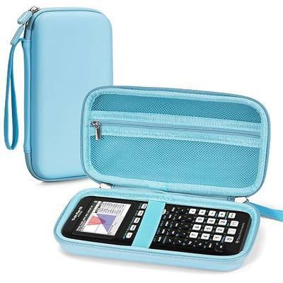 Hard Carrying Case for TI-84 Plus CE/TI-84 Plus/TI-83 Plus CE/TI-83 Plus/TI-89 Titanium/Casio fx-9750GIII/TI-Nspire CX II CAS Graphing Calculator, Extra Mesh Pocket for USB Cables/Pencil/Ruler/Manual