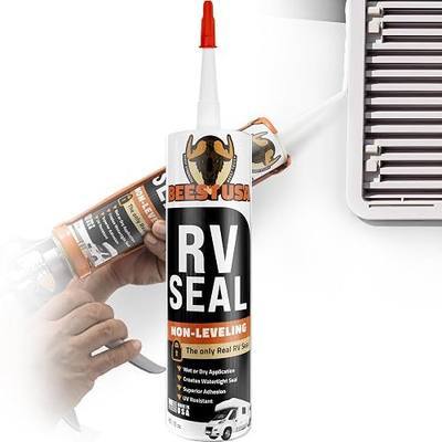 BEEST RV Roof Sealant (Non-Leveling) - Lap Sealant for RV Roof, Windows, Skylight, Campers - Waterproof Caulking Sealer for Vertical Surface - Elastomeric Caulk Sealer for Camper & Trailer (Pack 1)