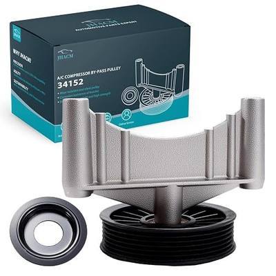 34152 A/C Compressor Bypass Pulley Fits for Chevrolet Blazer C1500 C2500 C3500 K1500 K2500 K3500 S10 Tahoe 1988-1995, GMC C1500 C2500 C3500 K1500 K2500 Sonoma Yukon 1988-1995