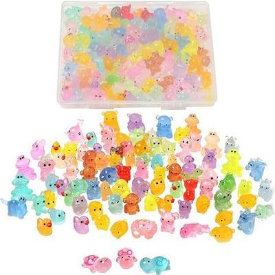 Mini Resin Ducks Tiny Animals Various Small Animals Dog, Rabbit,Turtle,Duck | Chick, Bird Glow in The Dark for Garden Micro Landscape Potted Dollhouse Decor(Random style)