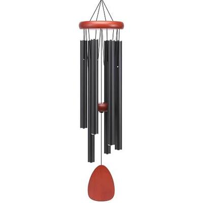 Classic Black Wind Chimes for Outside Soothing Melodic Wind Chime 26" to Create a Zen Atmosphere. Sympathy/Memorial Gift, Indoor Outdoor Garden Patio Decoration