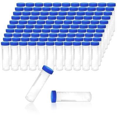 110 Pcs 50ml Centrifuge Tubes with Screw Cap Graduated Marks Plastic Self Standing Lab Test Tubes with Lids Polypropylene Skirted Conical Bottom for Seeds Spices Science Experiments
