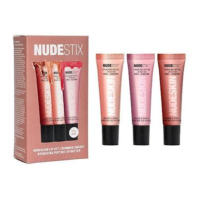 Nudestix Hydrating Peptide Lip Butter – Glossy Lip Balm with Avocado, Shea Butter & 2% Peptides for Hydration & Plumping | Clean, Vegan & Cruelty-Free