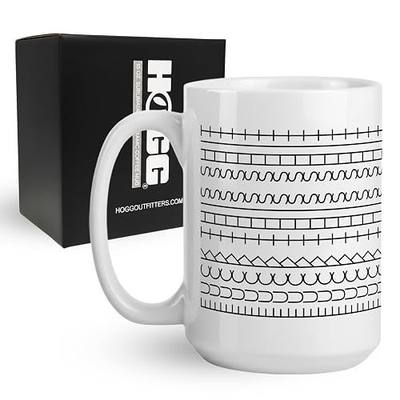 Hogg Fuck This Shit Mug, 15oz Ceramic Secret Coffee Cup, Hidden Message Mug, Fuck This Shit Cup, Funny Birthday Gifts for Women, Gag Birthday Gifts for Women, White Elephant