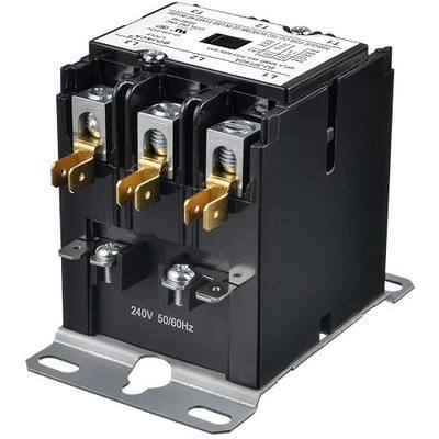 BOJACK 3 Poles FLA 40 Amp Coil 240 VAC Air Conditioner Condenser Compressor Contactor AC Definite Purpose Contactor 240V