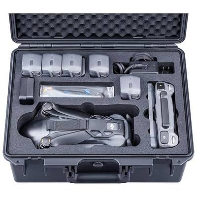 Lykus Titan M400 Hard Case for DJI Mavic 4 Pro and DJI RC Pro 2/RC2 | CASE ONLY,Fits Fly More Combo,Supports RC Lanyard,Up to 6 Batteries,IP67 Waterproof,Shockproof,CNC Cut Premium Foam