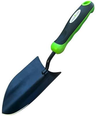 Garden Guru Heavy Duty Garden Trowel Hand Shovel for Gardening – Strong Carbon Steel Hand Trowel with Ergonomic Non-Slip Handle – Perfect for Digging, Planting, Transplanting, and Cutting Roots