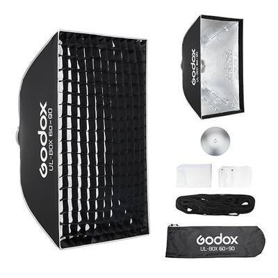 Godox UL Series 24"x35" / 60x90cm Quick Release Ultra-Fold Stripbox with Bowens Mount, Narrow Rectangle Softbox for Full-Length Portrait, Fashion & Edge Lighting, Compatible with Godox V1, AD200