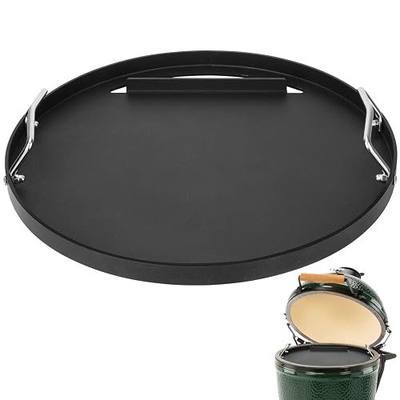 Full Size Griddle for Big Green Egg Large, Flat Top Griddle for Vision Grill VGKSS-CC2, B-11N1A1-Y2A Kamado Joe Classic, Fits Other 18 inch Kamado Charcoal Grills Accessories