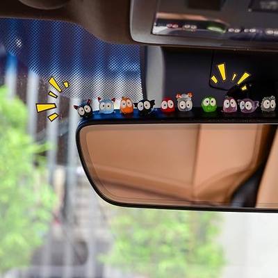 Mevodeata 52 Pcs Cute Soot Sprite Car Decor Rearview Mirror Accessories - Cute Decor for Car Home and Office Gifts(Funny)