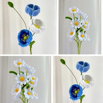 300pcs Bulk White Pipe Cleaners Chenille Stems - Soft Craft Supplies for DIY, Flowers, Art Projects