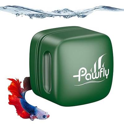 Pawfly Aquarium Magnet Glass Cleaner, Magnetic Fish Tank Cleaner, 1.5" Mini Algae Scrubber for Glass Aquariums, Strong Magnetic Brush Cleaning Tool for Glass Fish Tanks up to 10 Gallons