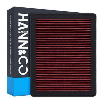 HANN&CO Washable Reusable High Flow Durable Cabin Air Filter(HCC18112-X) | Greater Than 15 Years of Service Life,Suitable For Hyundai Accent Elantra Kia Forte Forte5,Replacement CF10728 CP728 VF2037