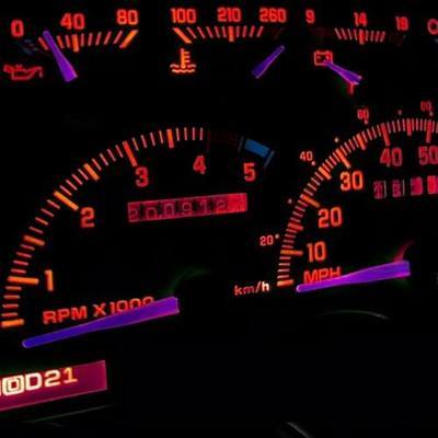 WLJH Red LED Gauge Cluster Bulb Kit for 1988-1994 Chevy GMC C/K | C/K1500 C/K2500, 300lm, Non-Polarized, Dimmable, No Soldering, Dash Illumination, Odometer Lighting, 10-Pack