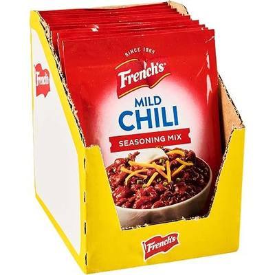 French's Mild Chili Seasoning Mix, 1 oz (Pack of 12)