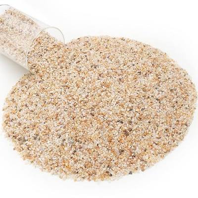 NUPICK 1-3mm Coarse Sand for Plants, 5lb Aquarium Sand for Terrarium | Horticultural Grit for Succulents, Desert Silica Sand for Cactus, Decorative Gravel for Vases Filler, Gold Grit for Bonsai