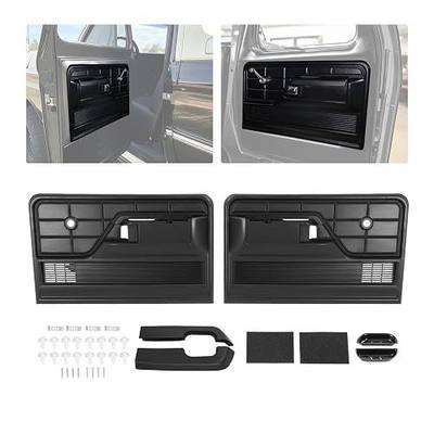 Front Inner Door Panel Kit Compatible with 1973-1979 Ford F100 F150 F250 F350 Bronco Door Trim Panel Arm Rest Pads Finger Cups Replacement for D3TZ-1023942-KT Plastic Steel